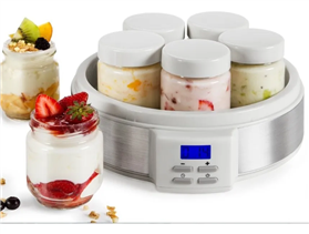 yogurtera Atma Ym3010 Digital Con Recetario Y Frascos